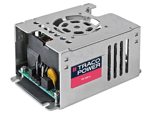 Voedingseenheid: schakelende; modulair,open; 180W; 120÷370VDC Voedingseenheid: schakelende; modulair,open; 180W; 120÷370VDC